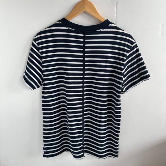 Lululemon All Yours Boyfriend Tee - Navy & White Stripes - Picture 5 of 7